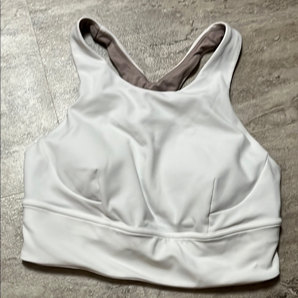 Lululemon White Sports Bra size 6